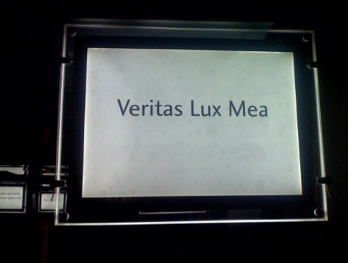 Veritas Lux Mea Indeed